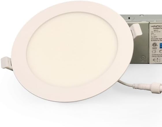 WSL 4 inch/6 inch/ 8 inch 5CCT Ultra-Thin LED Recessed Ceiling Light, 1100 Lumens, Dimmable, 2700K-6000K Secondary image