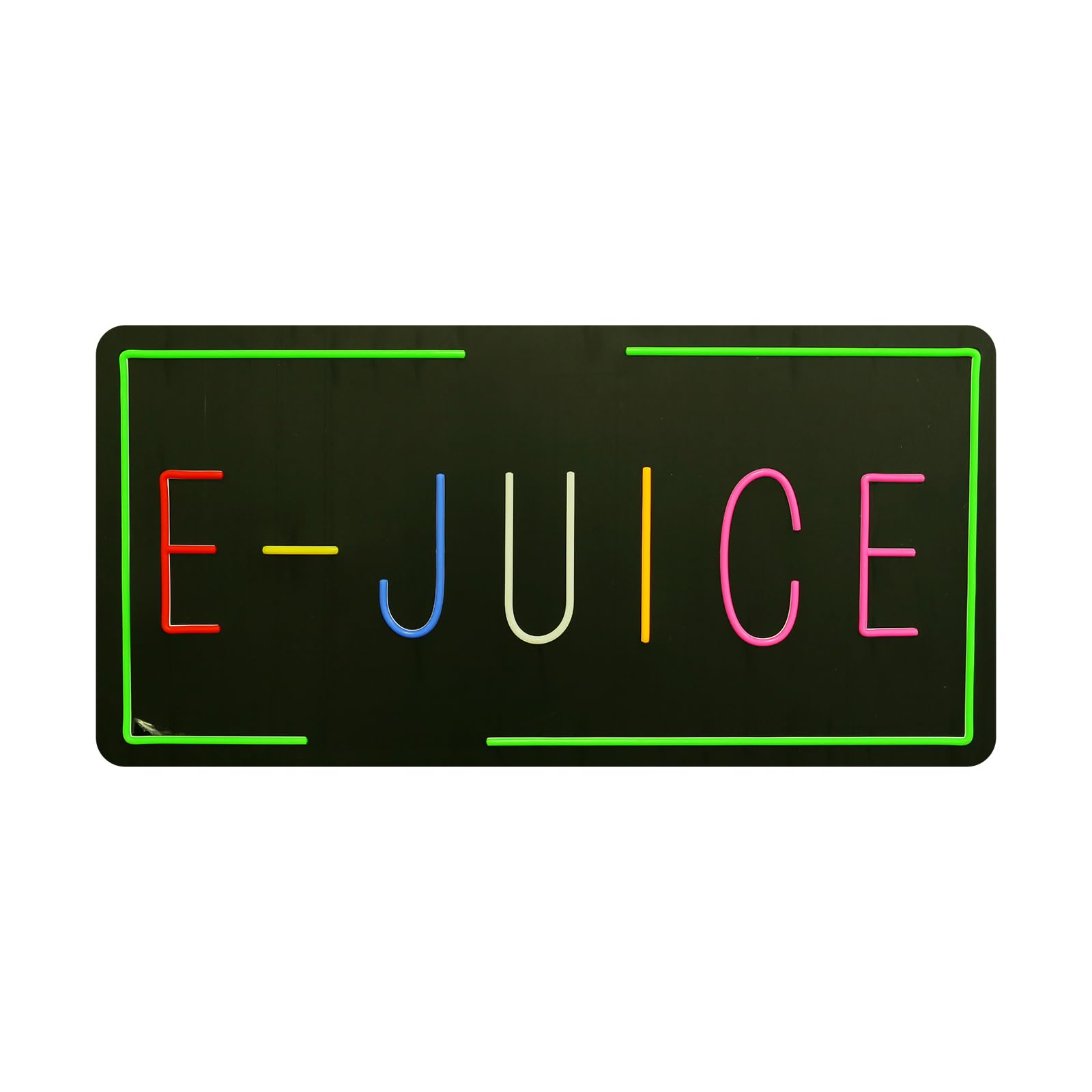 Letrero LED, 35.43" x 17.71", RGB, Neón Brillante, Eficiencia Energética, Seguro, Duradero - Letrero E-JUICE