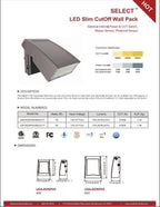 Wall Light for Use in Home, Commercial or Industrial Outdoor Lighting & Spot Light
