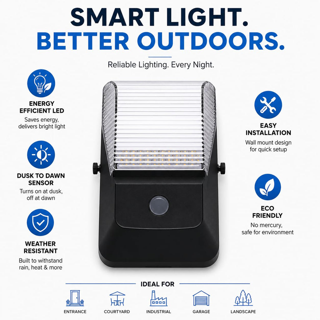 World Smart LED Wall Light for Use in Home, Commercial or Industrial Outdoor Lighting & Spot Light