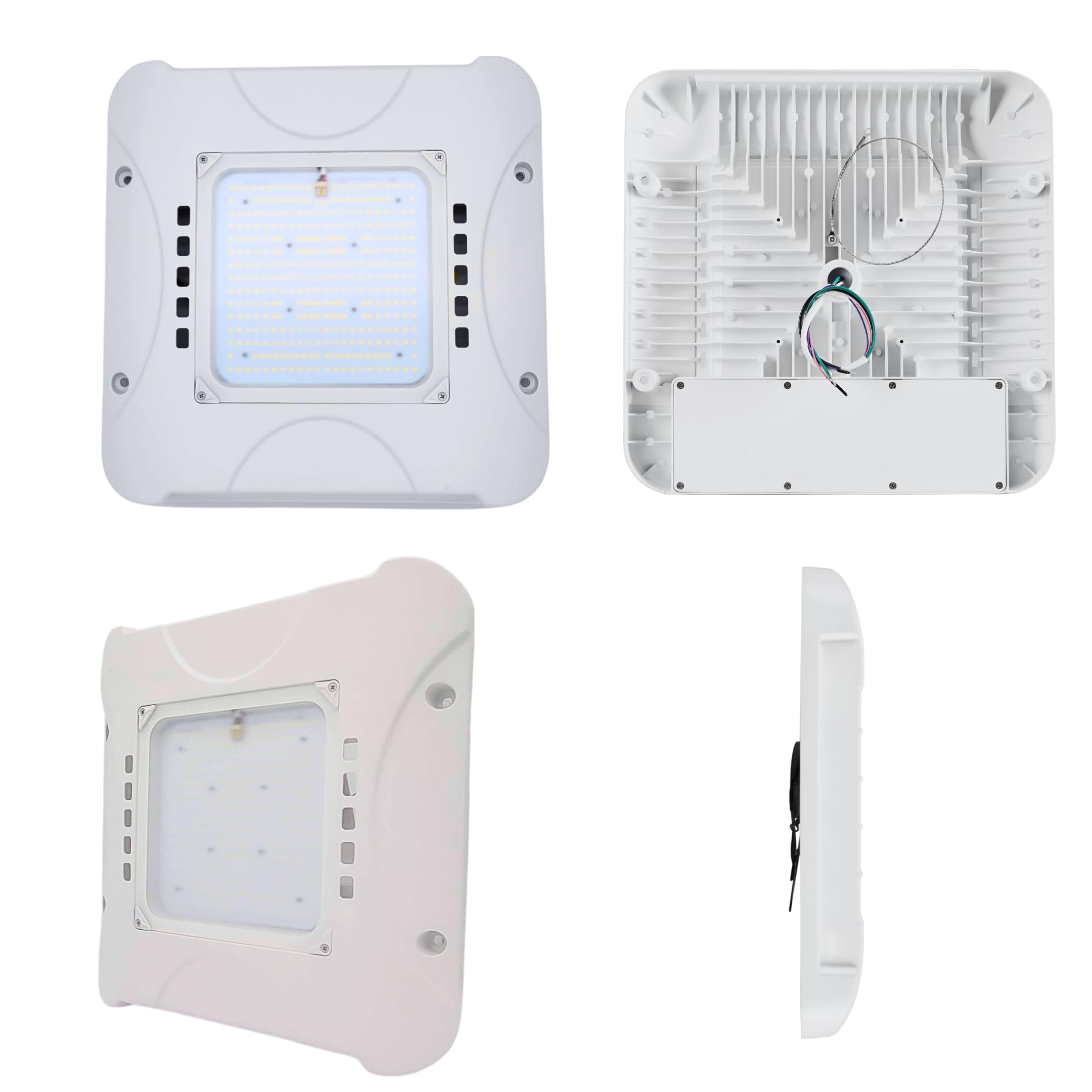 200W LED Canopy Light, Waterproof Parking Lot Lights for Carport Warehouse, Gas Station, Carport, Auto Shop - 5700K Daylight, 32000LM, 100-277V