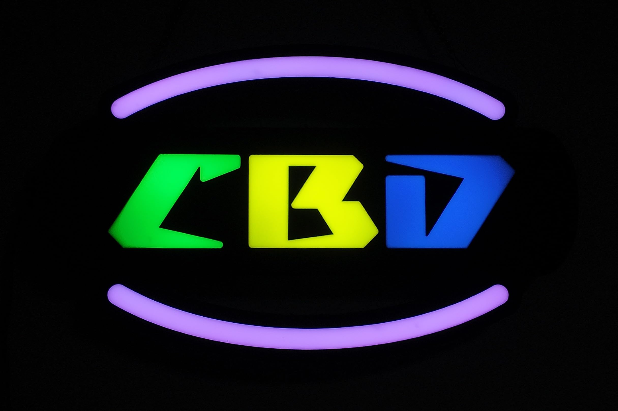 LED Sign, 18" x 11", RGB, Bright Neon, Energy-Efficient, Safe, Durable - Open, Pizza, Soda, ATM, Deli, Coffee, Water, Juice, Fountain Drink, VAPE, Lottery, Bar, Restroom, Milk (Multicolor, CBD) Secondary image