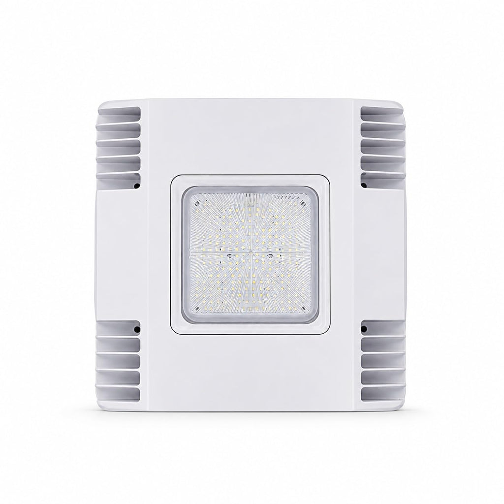 150W LED Canopy Light, Waterproof Parking Lot Lights for carport, Warehouse, Gas Station, Auto Shop - 5700K Daylight, 24000LM, 100-277V Dimmable