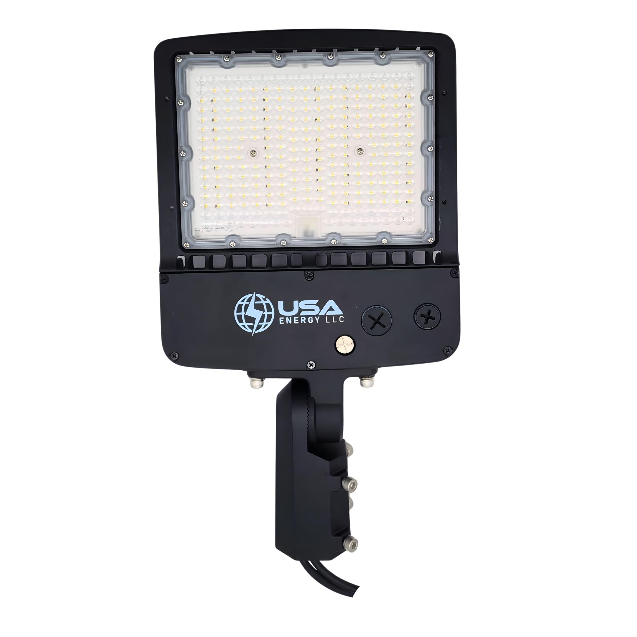 World Smart 150W LED Parking Lot Light with Photocell, Dusk to Dawn Outdoor Flood Light for Commercial Street & Area Lighting, Pole Barn, Street, Stadium - 5700K Daylight, 24000LM, IP65 Waterproof