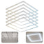 World Smart 2x2 FT Edge-Lit LED Panel Light 6 Pack, 5CCT 3000K-6500K & 3 Wattage Options (20W/30W/40W), 0-10V Dimmable Drop Ceiling Lights, 100-277V, Damp Rated