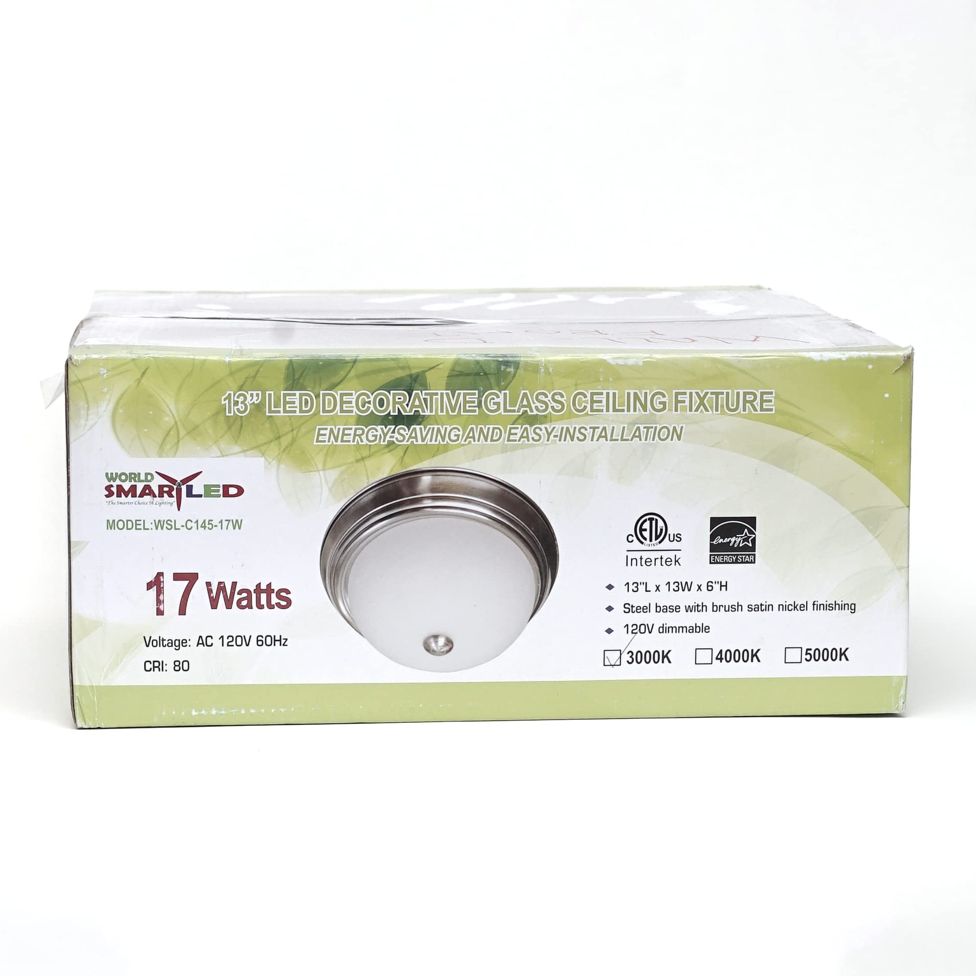 World Smart LED Ceiling Light Flush Mount