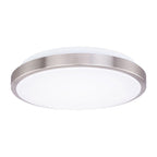 Flush Mount Ceiling Light 12" and 14"- Black and Silver