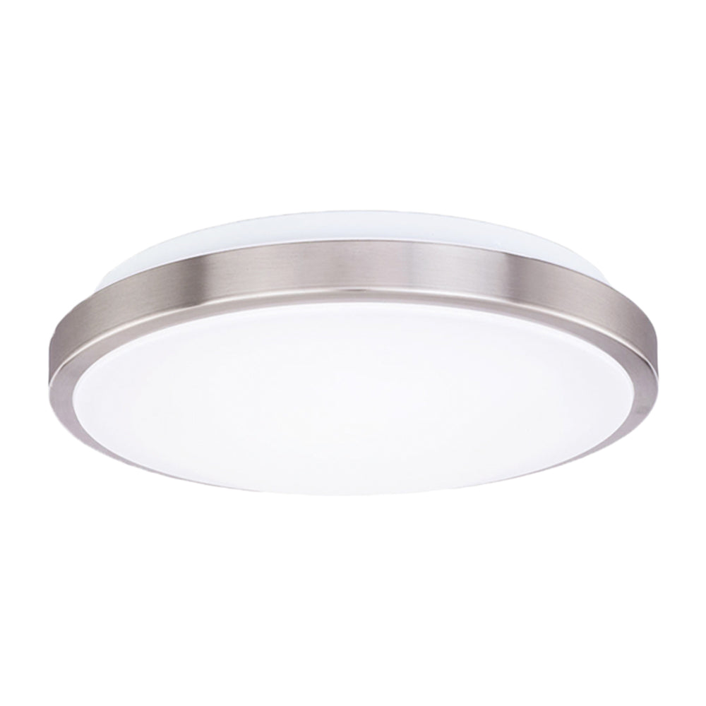 Flush Mount Ceiling Light 12" and 14"- Black and Silver