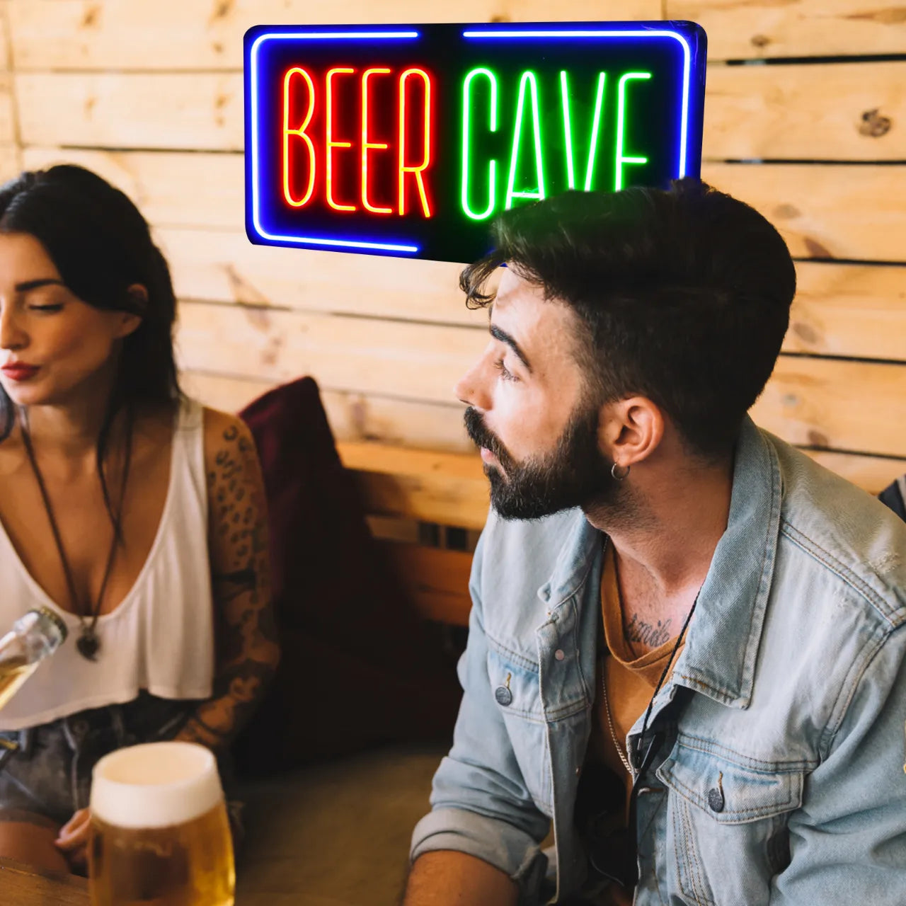 Neon Sign BEER CAVE Secondary image