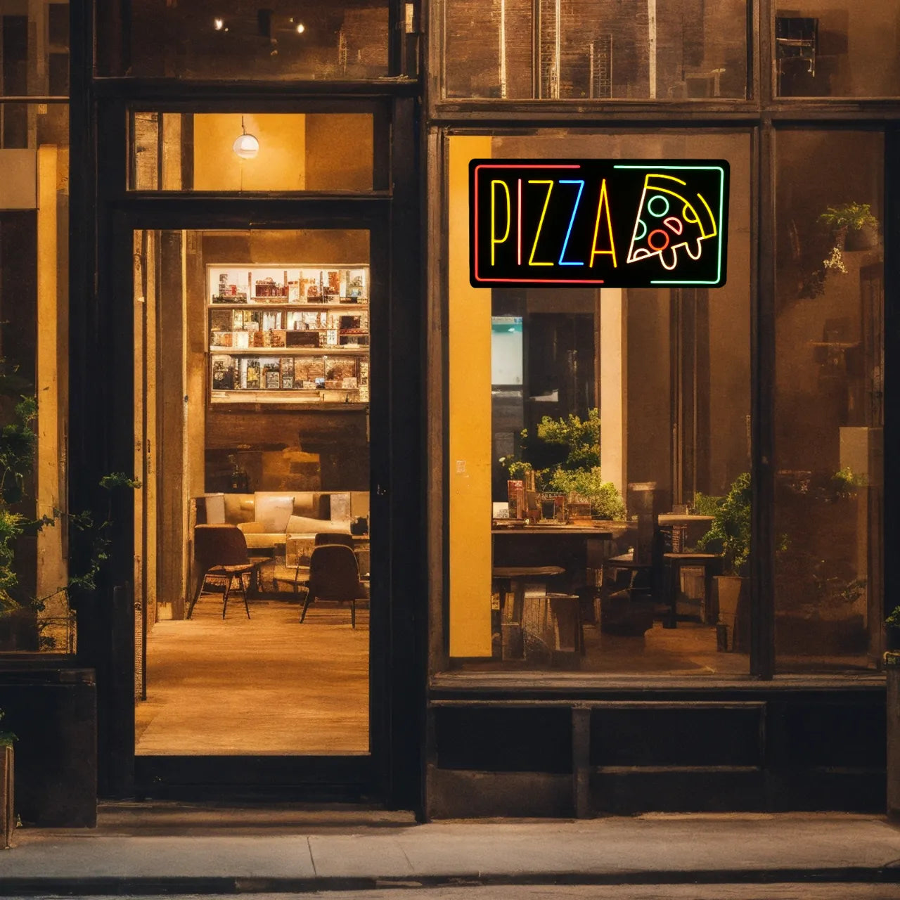 Neon Sign PIZZA Secondary image