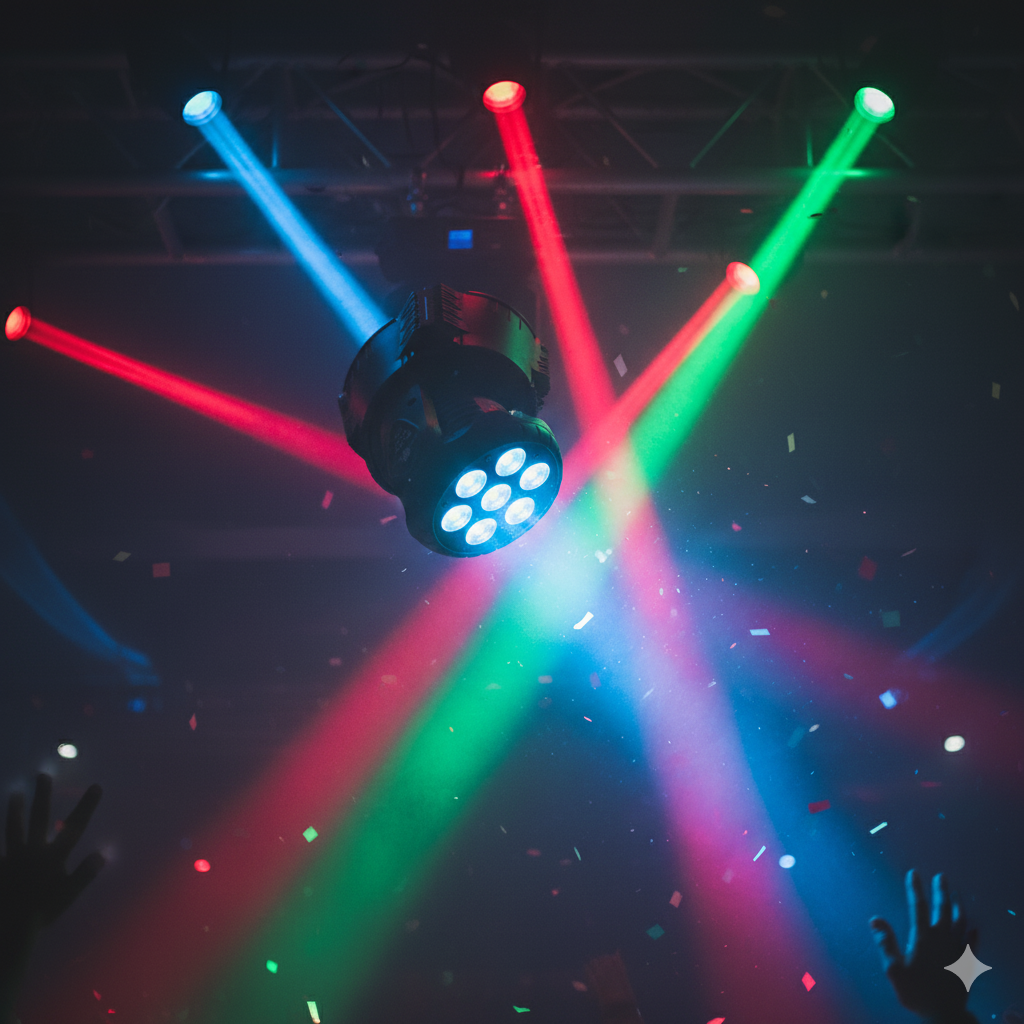 7 Chip Moving Head Light