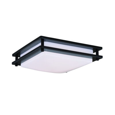 SQUARE TWO RING CEILING LIGHT